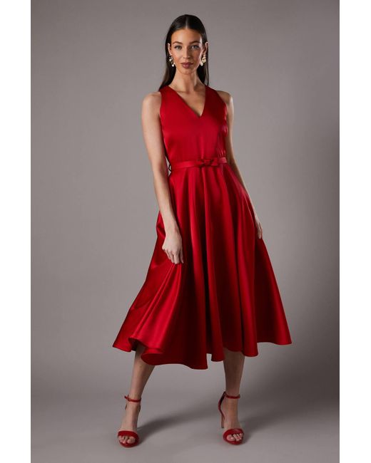 off the shoulder maxi dress long sleeve Self-Portrait Brown Silk Long Dress