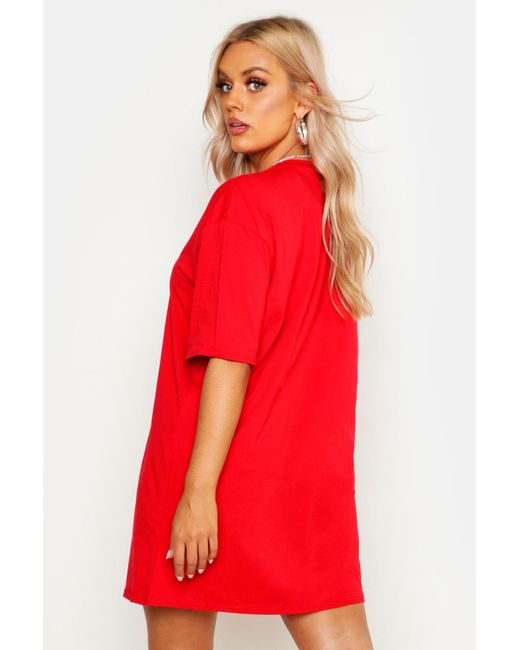 Boohoo Oversized T Shirt Dress Women Boohoo Plus T Shirt Dress 2025
