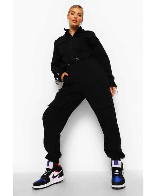 utility cropped tracksuit
