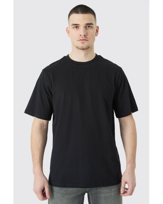 BoohooMAN Tall 2 Pack Basic T-shirt in Black für Herren