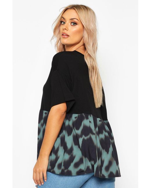 boohoo smock top