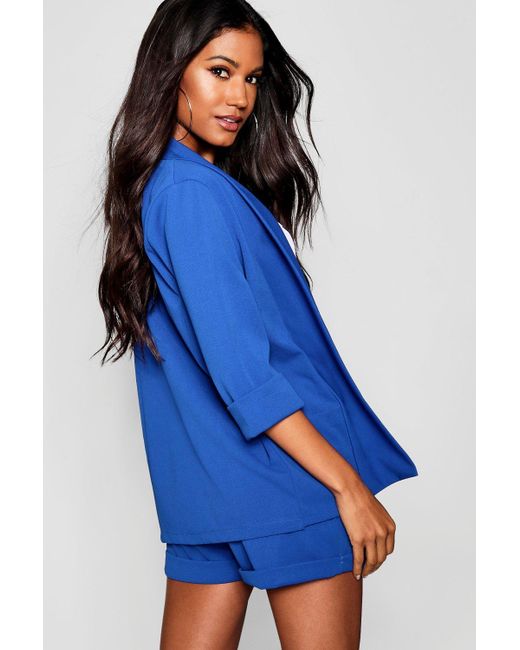Boohoo Synthetic Woven Blazer \u0026 Shorts 