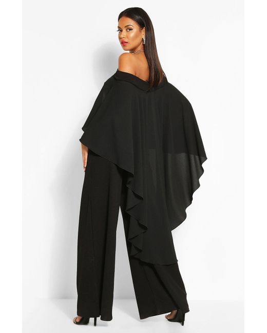Boohoo Off The Shoulder Wide Leg 