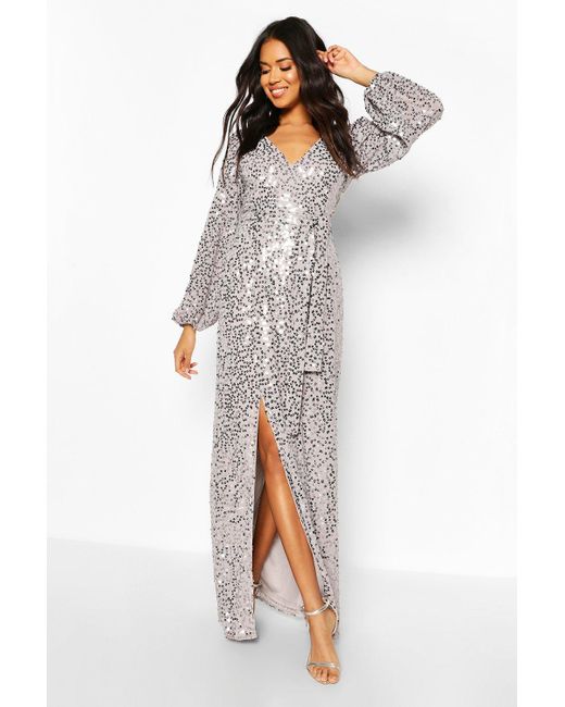 sequin plunge maxi dress Big sale - OFF 71%