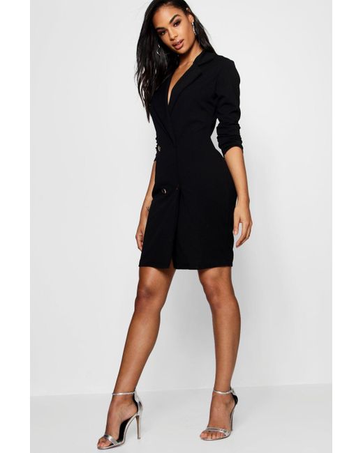 short black blazer dress