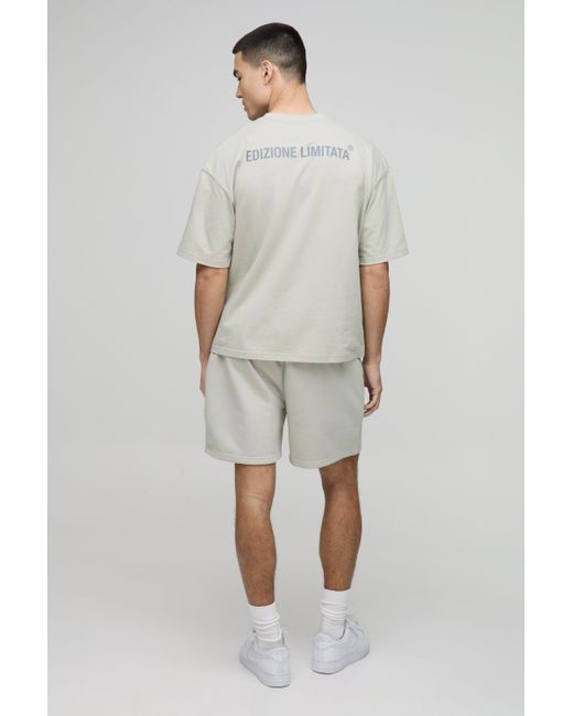 Boohoo Natural Relaxed Edizione Limitata Short Length Heavyweight Shorts