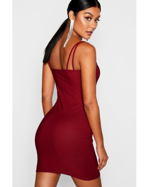 strappy bodycon dress