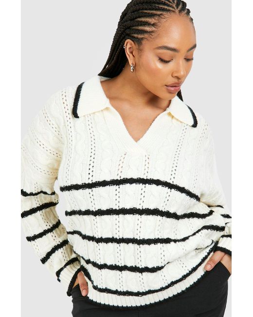 Boohoo hot sale cream jumper