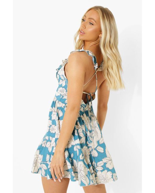 low back swing dress