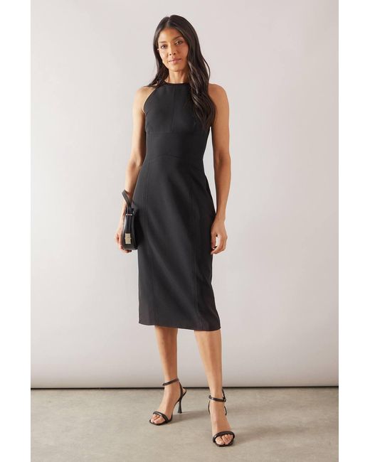 Wallis White Structured Midi Dress