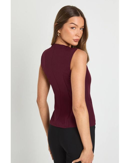 Boohoo Button Trim Detail Tailored Waistcoat