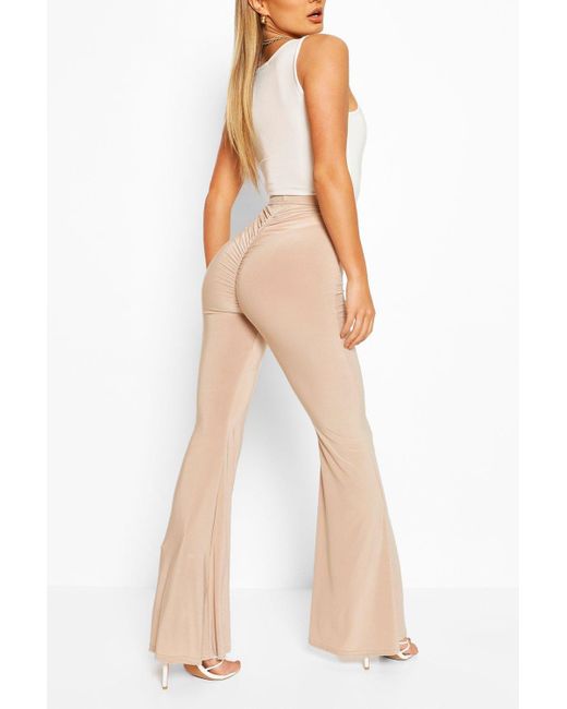 Ruched bum flare pants Clearance