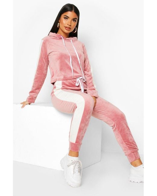 Petite womens velour tracksuit Outlet