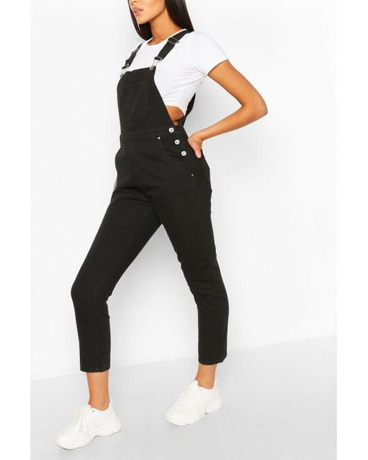 Black boyfriend dungarees Clearance