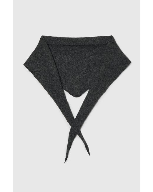 Boohoo Gray Triangle Scarf