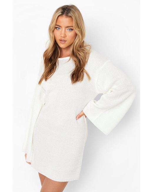 oversized maxi jumper dress