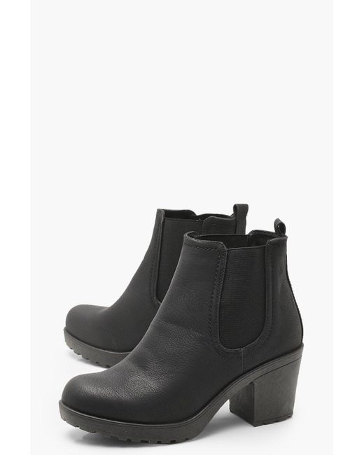 boohoo black high heels