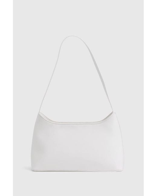 Boohoo Natural Structured Shoulder Bag