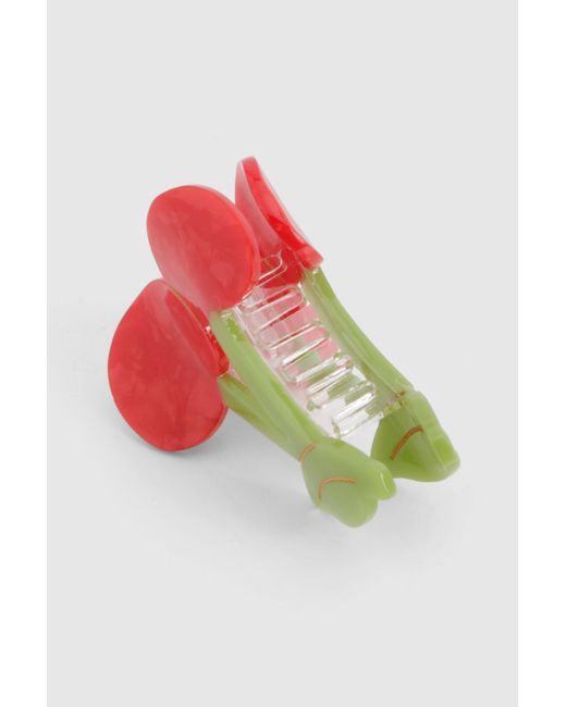 Boohoo Red Cherry Claw Clip