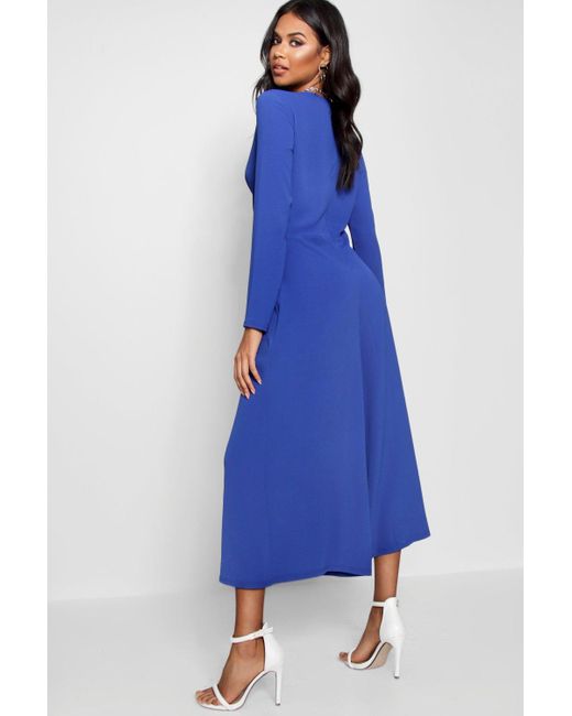 knot front culotte jumpsuit