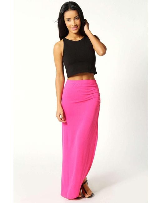 viscose maxi skirt