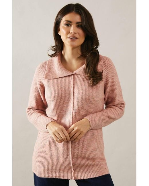 Wallis Natural Split Neck Tunic