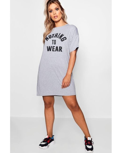 boohoo plus t shirts