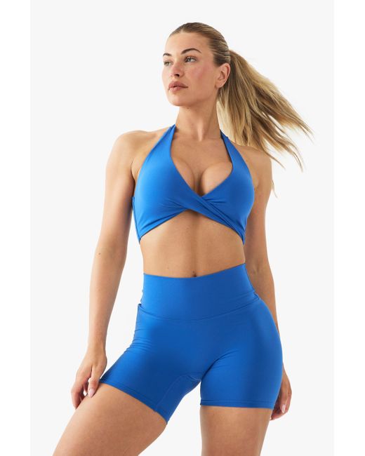 Boohoo Blue Ultra Sculpt Cycling Short