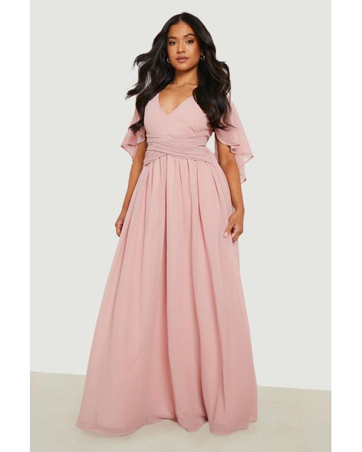 Boohoo Plus Bridesmaid Chiffon Angel 