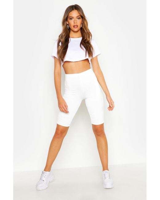 boohoo biker shorts
