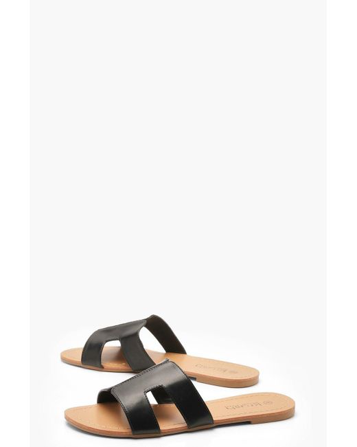 wide fit sliders womens