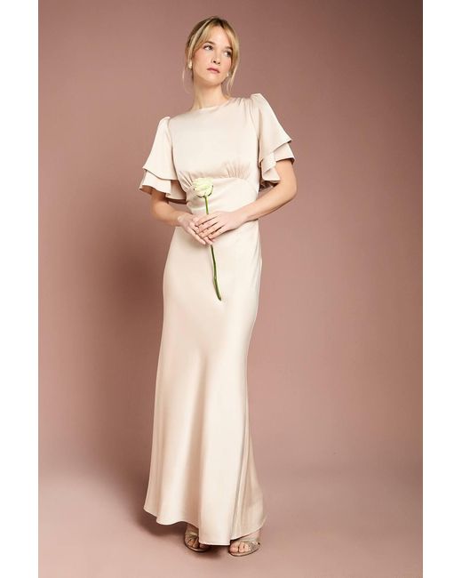 tiffany blue chiffon bridesmaid dresses PRINT ON CREPE BACK SATIN DIGITAL SAMPLE main image 0