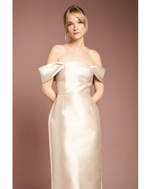 long beige silk dress Elegant A-Line Chiffon Sweetheart Long Bridesmaid Dress with Ribbon