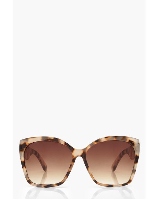oversized tortoise shell sunglasses