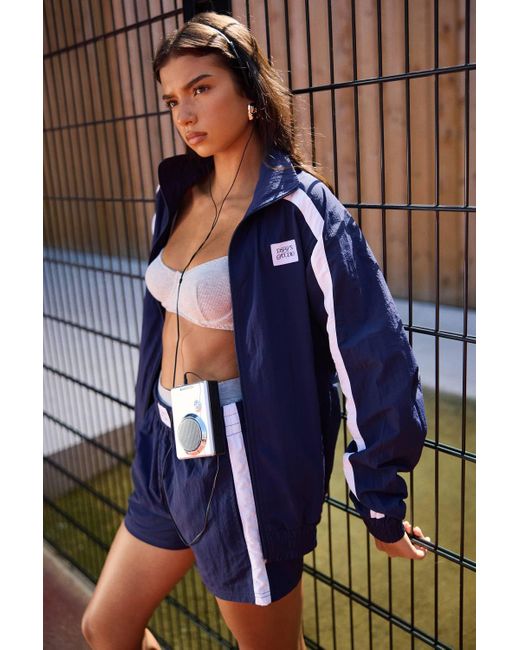 DSGN Studio Blue Panelled Nylon Jacket