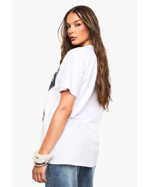 Camiseta Con Estampado De Faja Y Corsé De Vaquera Boohoo de color Green