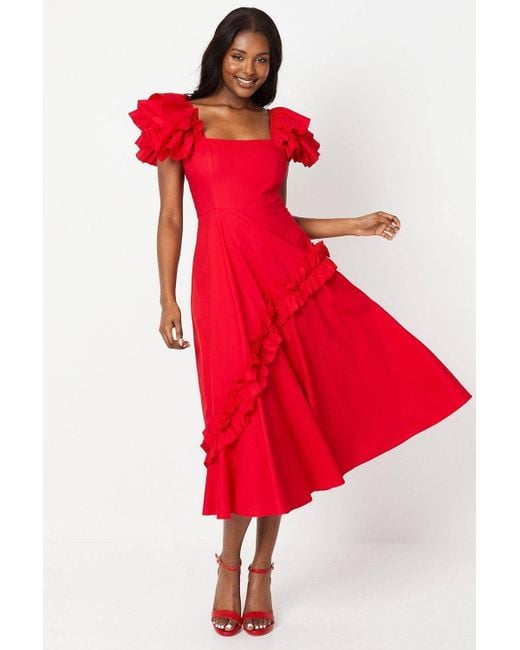 strapless open back dress Women Red Strapless Dress Cosplay Costume Full Set Outfit for Hallowee –  DAZCOS