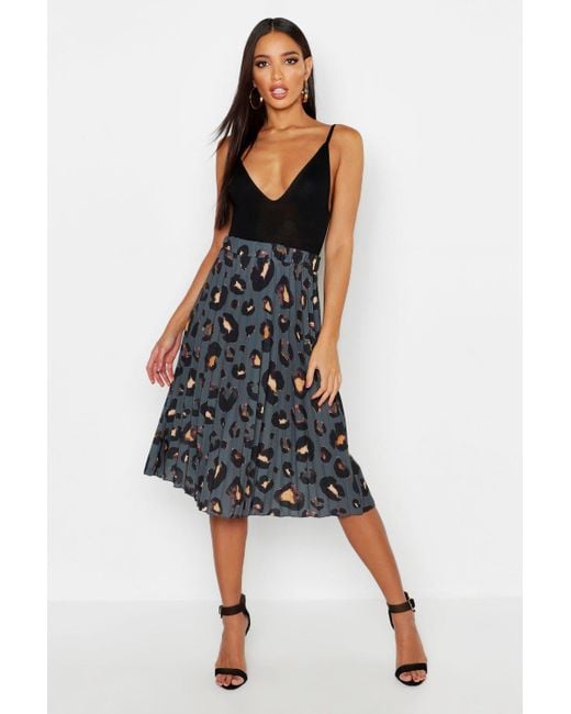 leopard print midi skirt bodycon