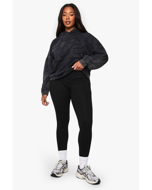 Boohoo Black Basics Plus V Waistband Legging