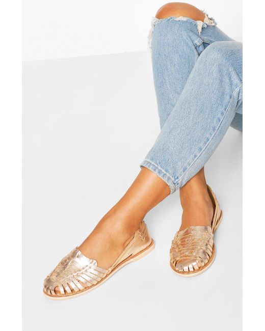 Woven ballet pumps Clearance