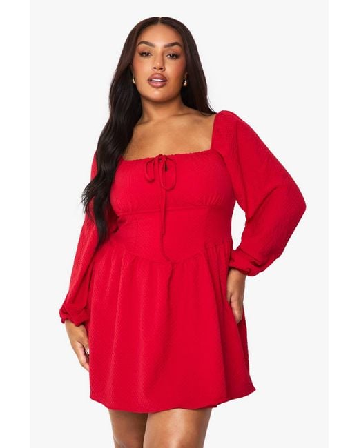 Skater Dress Boohoo New In Dresses Satin Long Sleeve Mini Skater