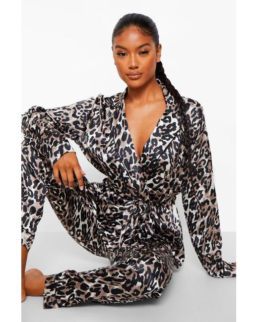 boohoo satin pyjamas