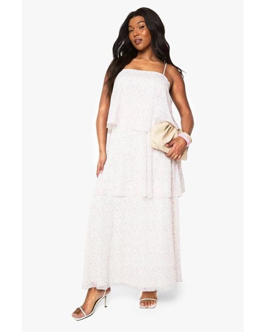 boohoo white maxi dress White High Neck Drape Detail Maxi Dress
