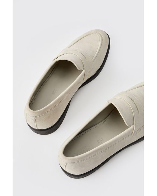 Mocasines Estilo Saddle Boohoo de color White