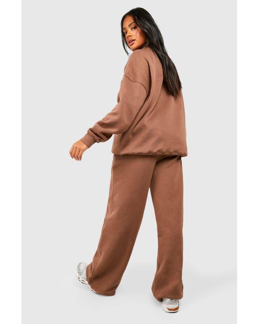 DSGN Studio Brown Dsgn Studio Applique Straight Leg Jogger