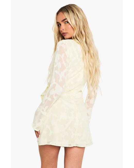 embroidered flower mini dress Resort Ready Embroidered Floral Button Down Mini Dress L / tangerine