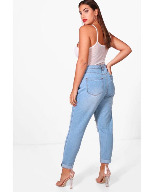 ripped all over jeans
