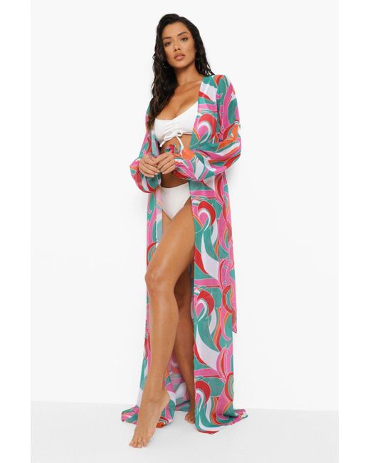 beach maxi kimono