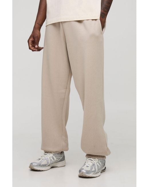 BoohooMAN Natural Tall Basic Oversized Jogger for men