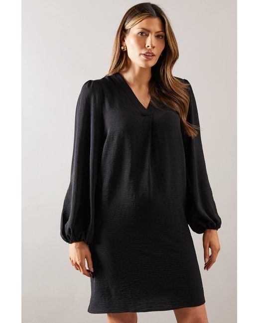 white christmas dresses Sleeved Evelyn Dress in Navy | Women's Workwear main image 0